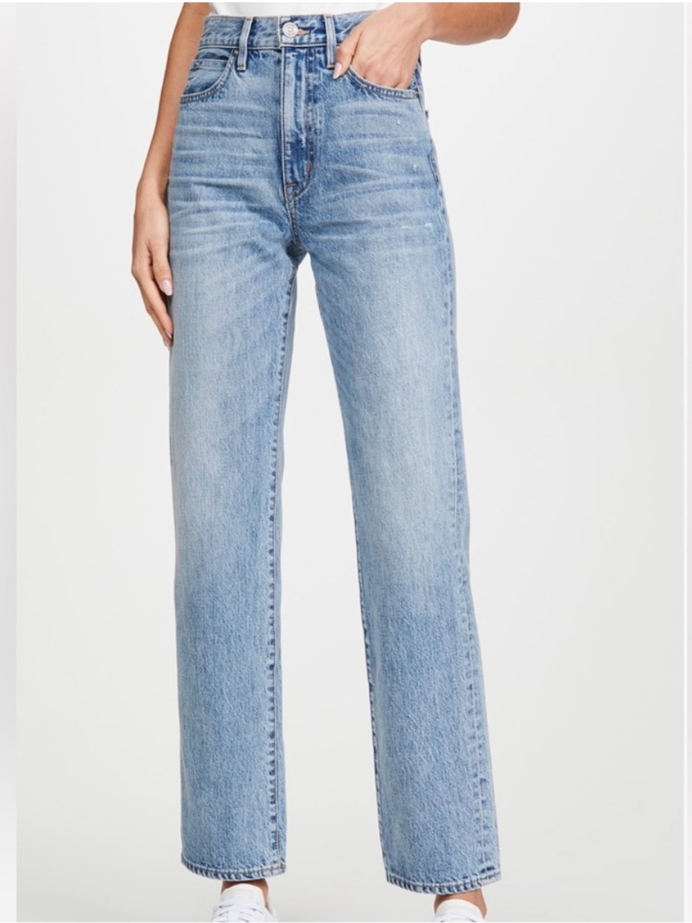 Slvrlake London Jean Straight Leg in Heartache Wash Size 27